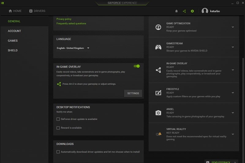 GeForce Experience