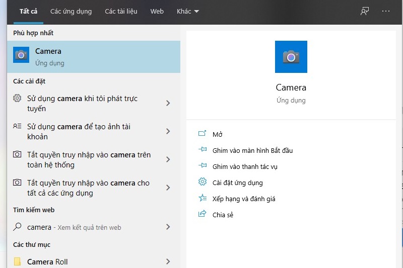 Hướng dẫn mở camera trên Laptop Windows 7 8 10