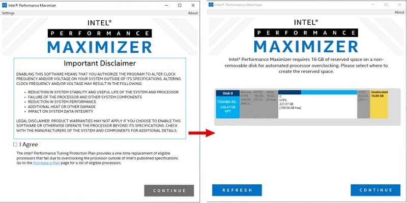 Intel Performance Maximizer