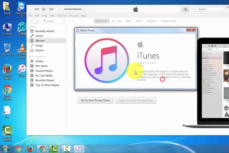 kết nối iphone với máy tính