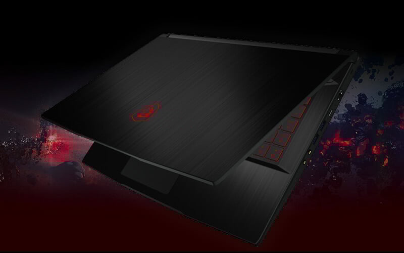 Thiết kế ngoại hình của laptop gaming MSI - GEARVN.COM
