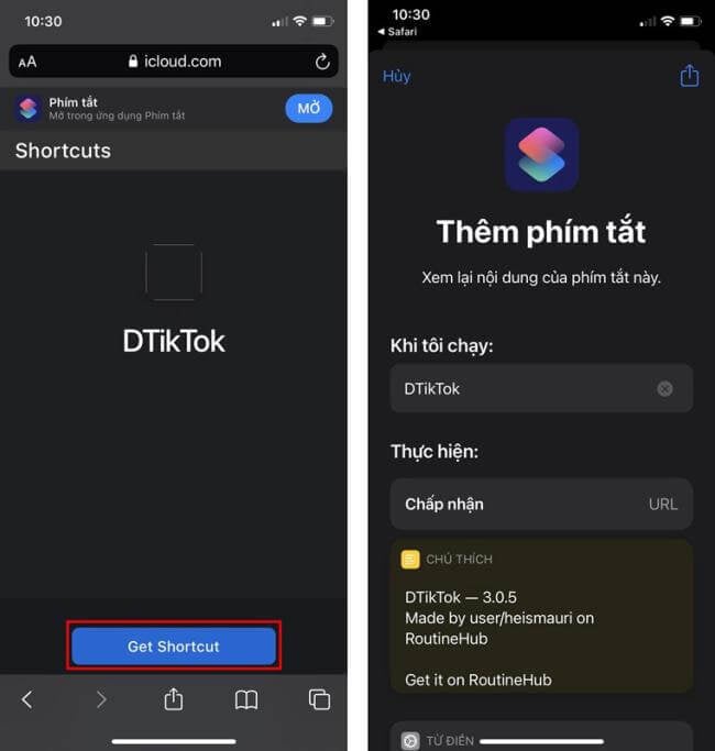 tải video TikTok