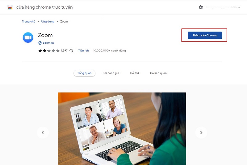 Zoom Exercise Chrome
