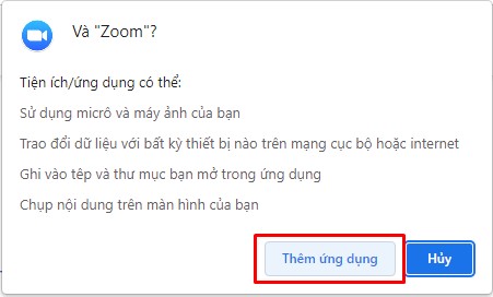 Zoom Exercise Chrome