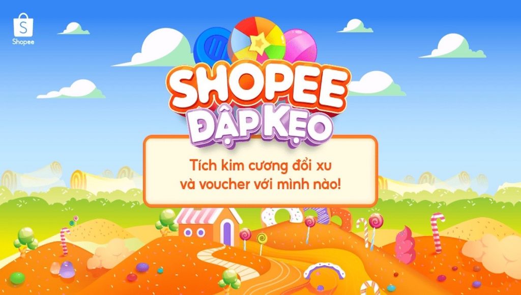 Chơi game đập kẹo Shopee đổi coupon hấp dẫn.
